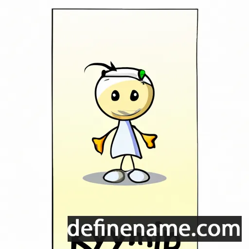 cartoon of the name Kymri