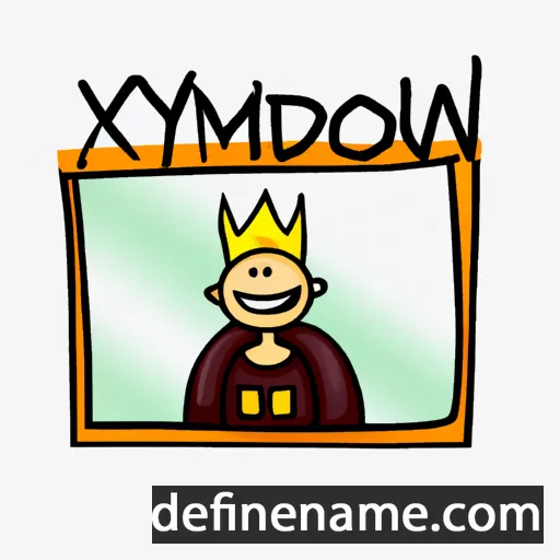 cartoon of the name Kyngdom