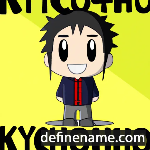 cartoon of the name Kyouichiro