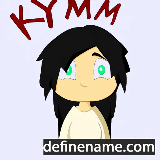 cartoon of the name Kyoumi