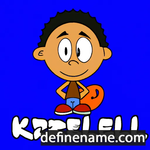 cartoon of the name Kyrell