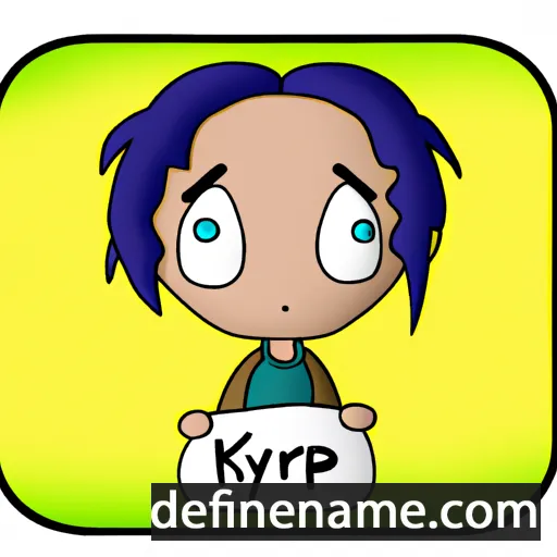 cartoon of the name Kyrri