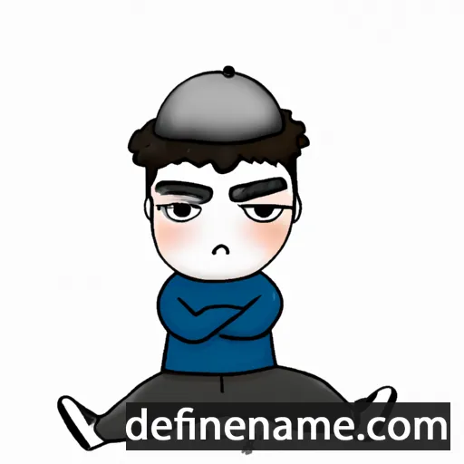 cartoon of the name Kyung-soo