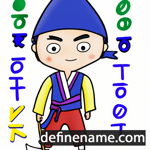 Kyung-taek cartoon