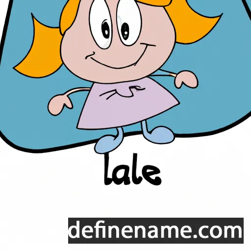 cartoon of the name Läle