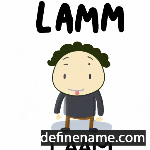 cartoon of the name Lâm