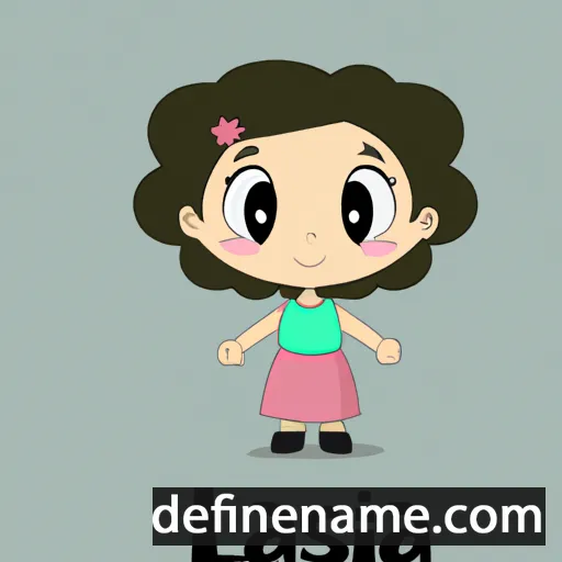 cartoon of the name Laísa