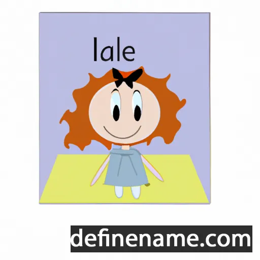 cartoon of the name Laile