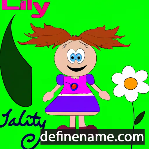 cartoon of the name Laily