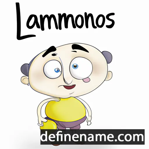 cartoon of the name Laimonas