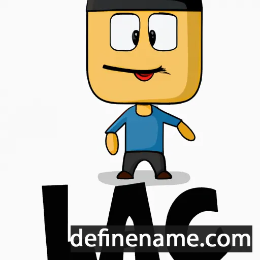 cartoon of the name Laiq