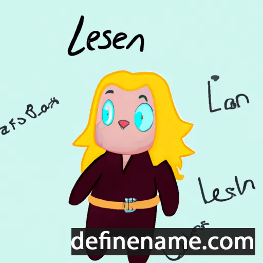 cartoon of the name Laisrén