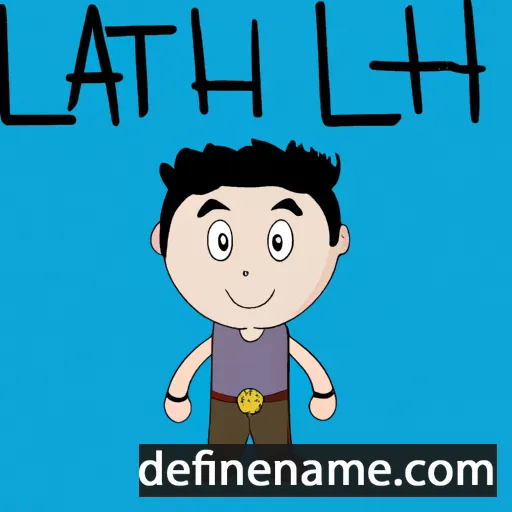 cartoon of the name Laith