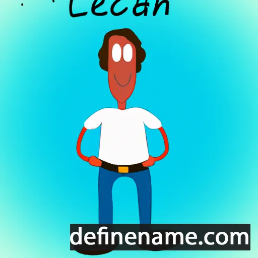 cartoon of the name Lajean