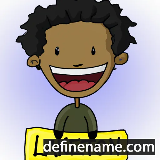 cartoon of the name Lakeith