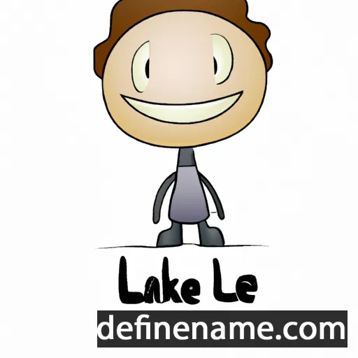 cartoon of the name Lakelee