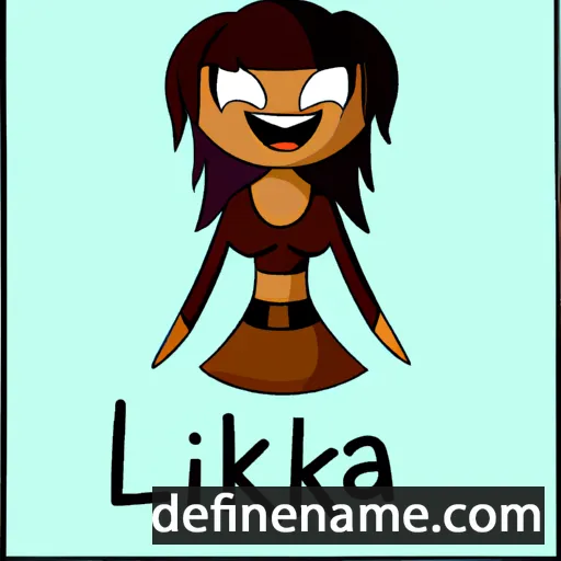 cartoon of the name Lakira