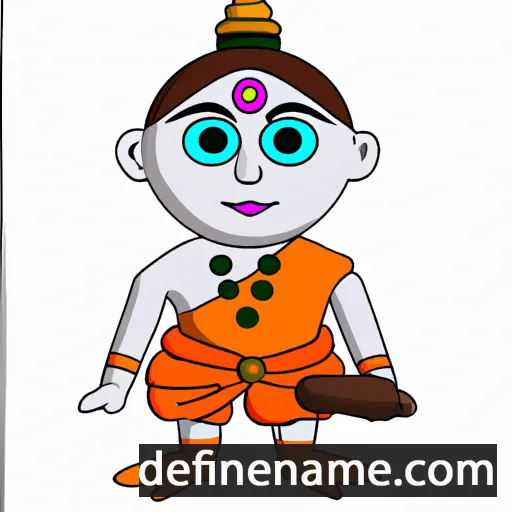 cartoon of the name Lakshminarayan