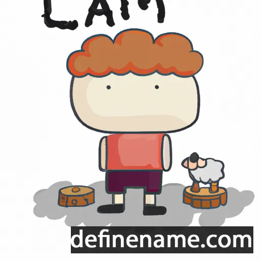 cartoon of the name Lam