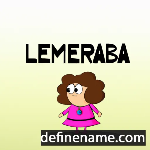 cartoon of the name Lamberta