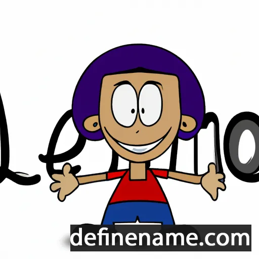 cartoon of the name Lamelo