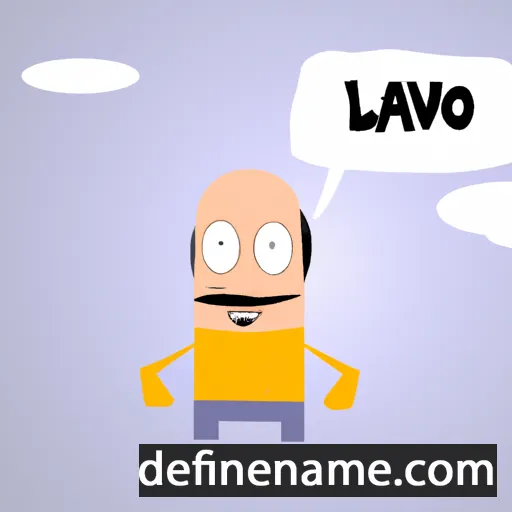 Lávo cartoon