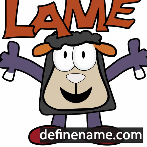 cartoon of the name Lamme