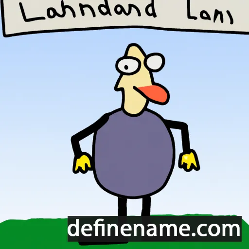 Landhard cartoon