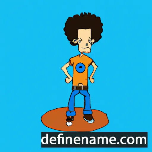 cartoon of the name Lando