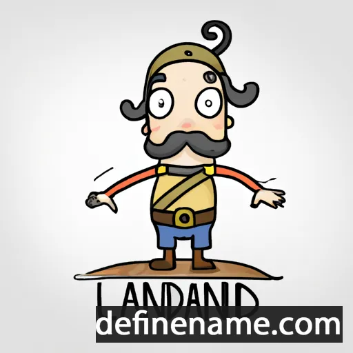 cartoon of the name Landrada