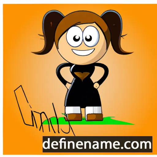 cartoon of the name Landri