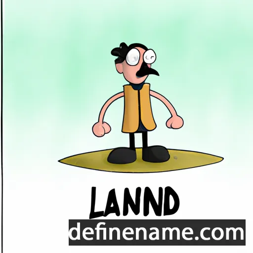 cartoon of the name Landuin