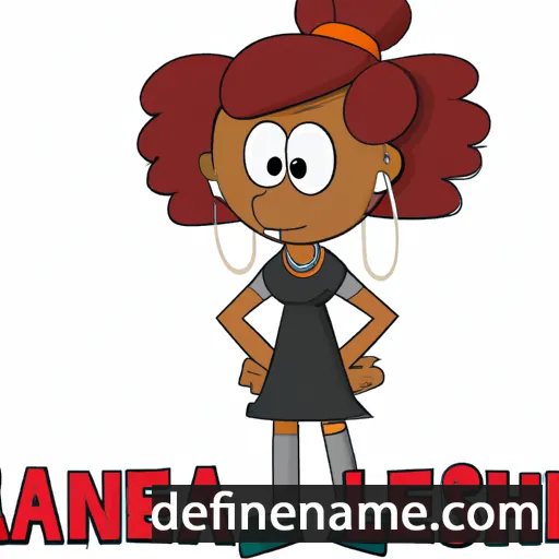 Lanesha cartoon