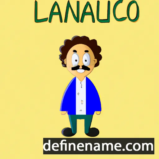 cartoon of the name Lanfranco