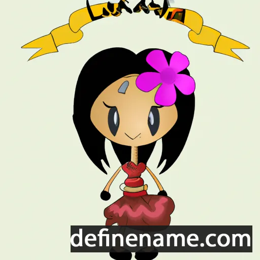 cartoon of the name Laniakea