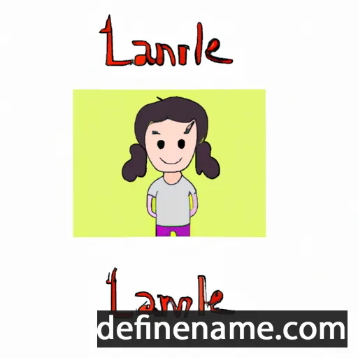 Lannie cartoon