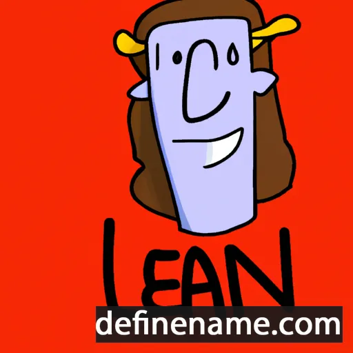 cartoon of the name Laren