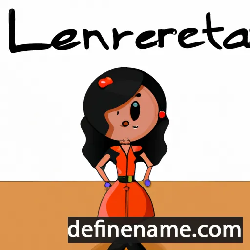 cartoon of the name Larentia