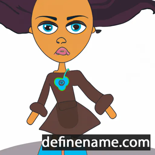 cartoon of the name Larisha