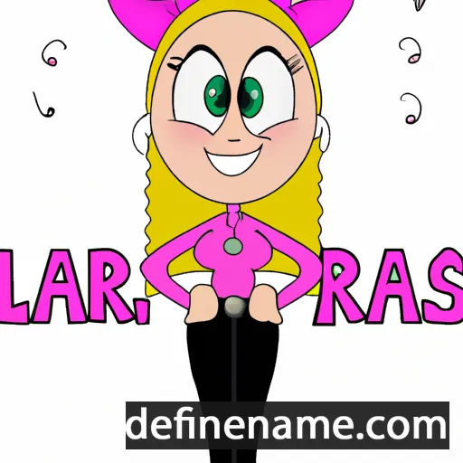 cartoon of the name Larrissa