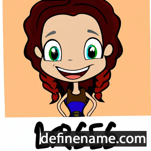 cartoon of the name Laryse