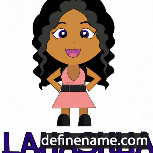 cartoon of the name Lashanda