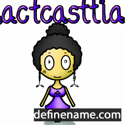 Lastacia cartoon