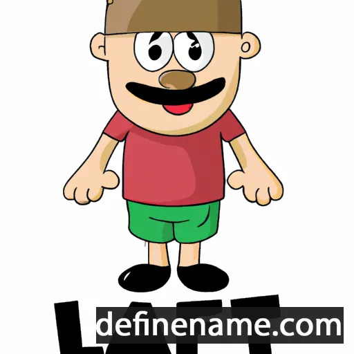 cartoon of the name Latiff