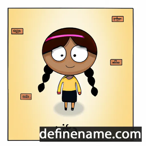 cartoon of the name Latika