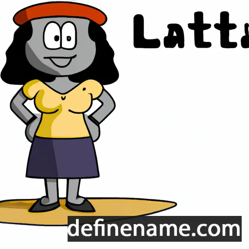 cartoon of the name Latita