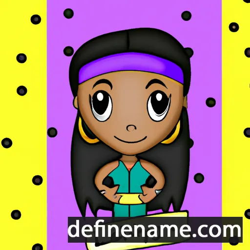 cartoon of the name Latiyah