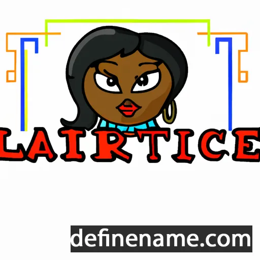 cartoon of the name Latrice