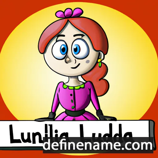 cartoon of the name Laudelina