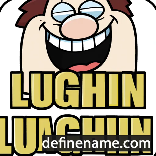 cartoon of the name Laughlin